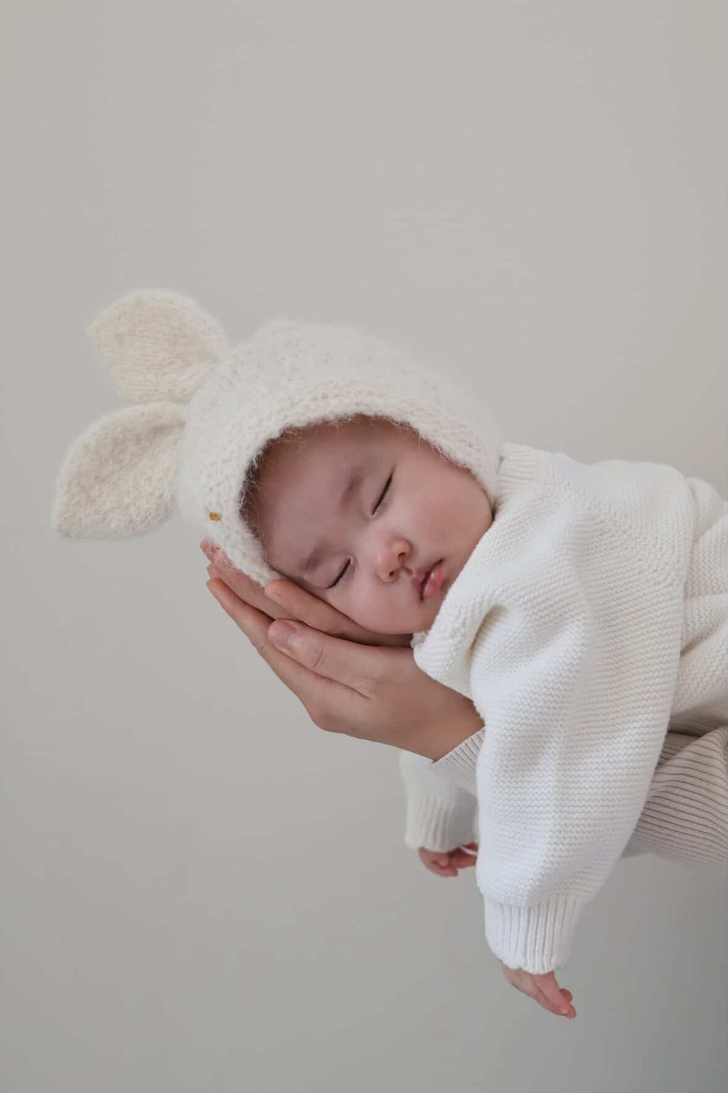 Bunny hat - milk