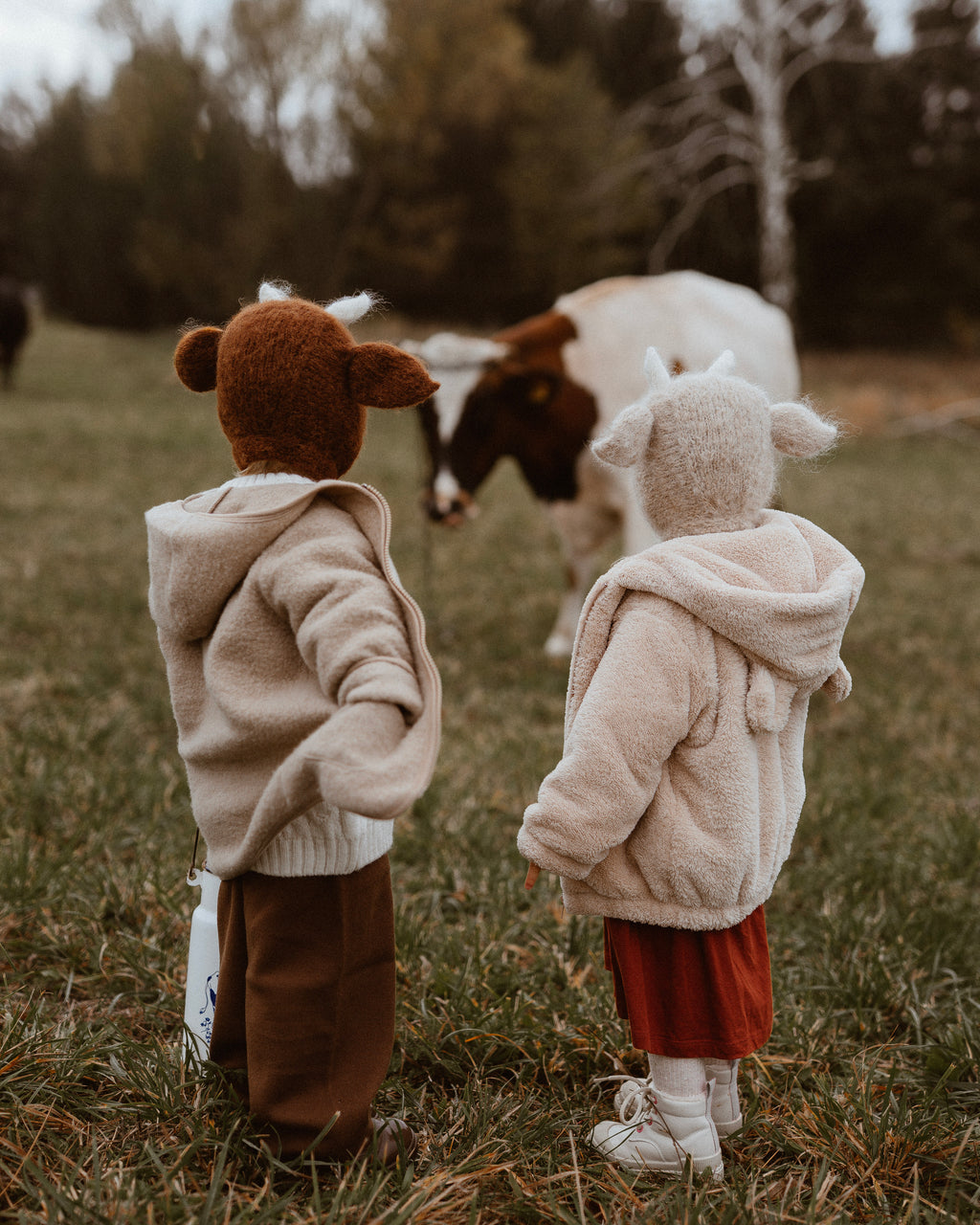 Moo Cow Bonnet - sand*