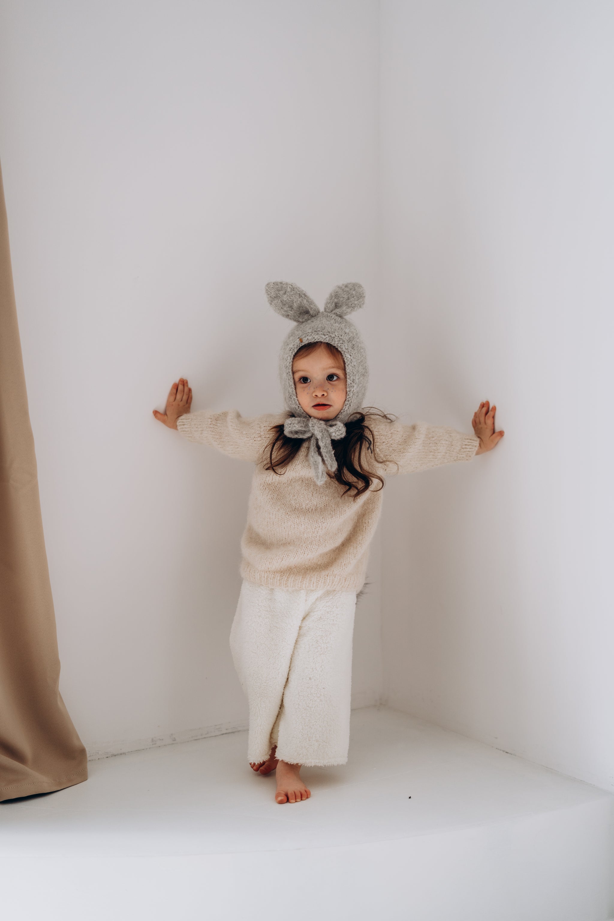 lapin new bunny marzipan: czapka z uszami królika – Bambolina