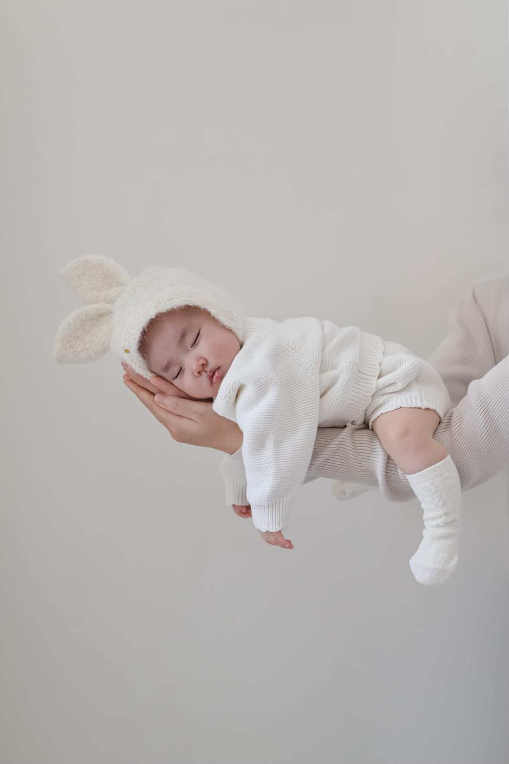 Bunny hat - milk