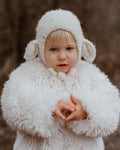 Kapelusz Bouclé Lamb - biały*