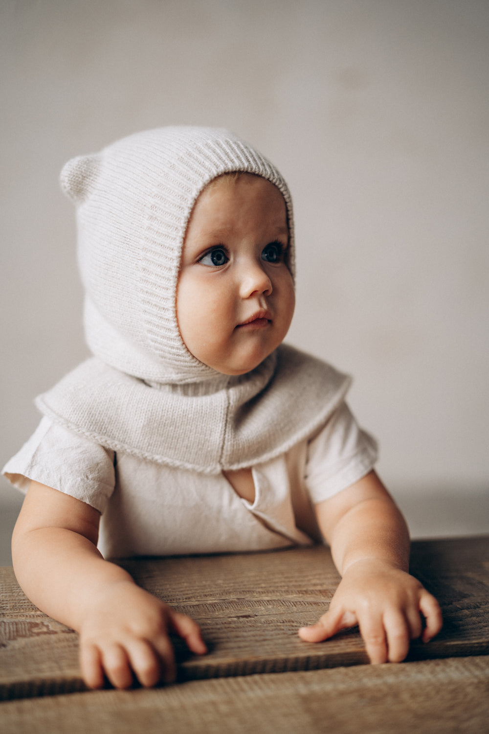 cashmere cat balaclava - oat milk – Bambolina cashmere cat balaclava - oat milk – Bambolina