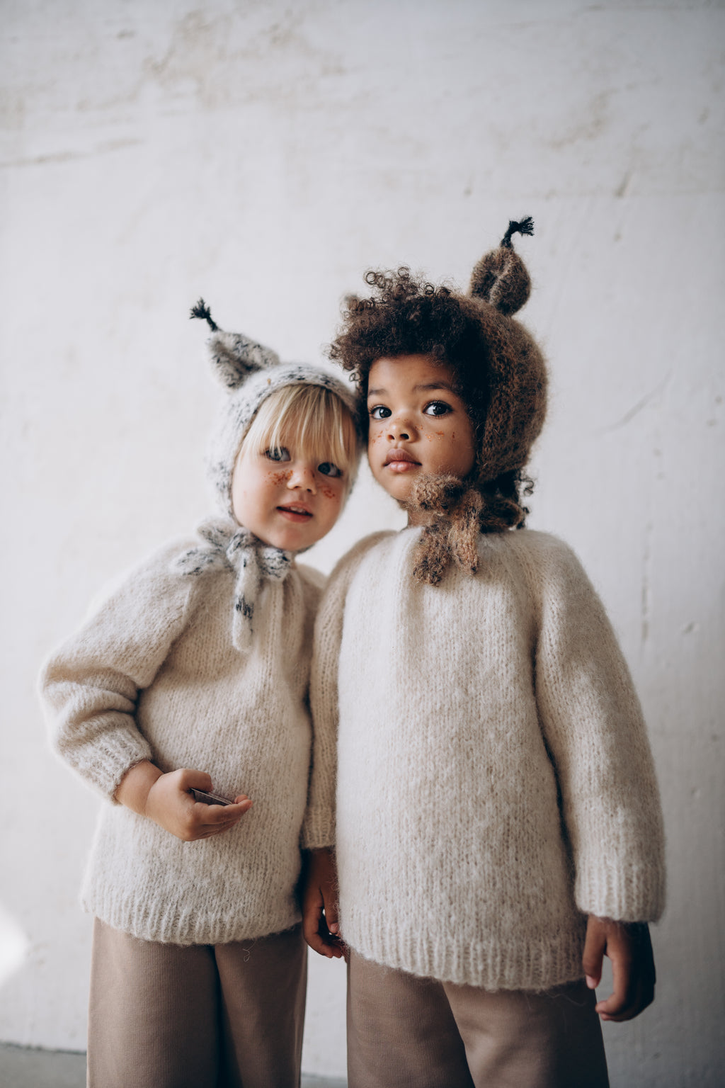 Czapka niemowlęca LYNX - brązowa