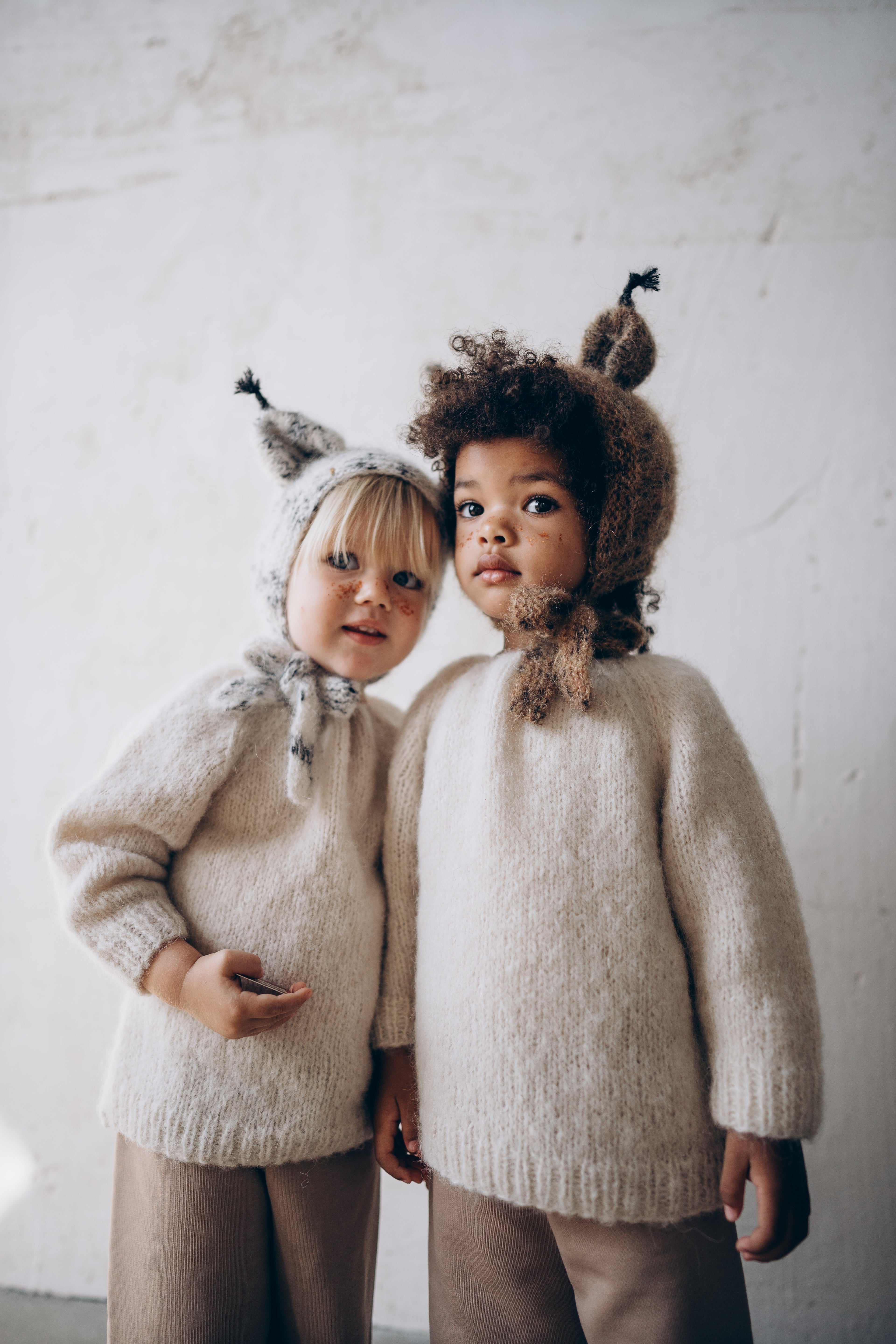 Czapka niemowlęca LYNX - brązowa