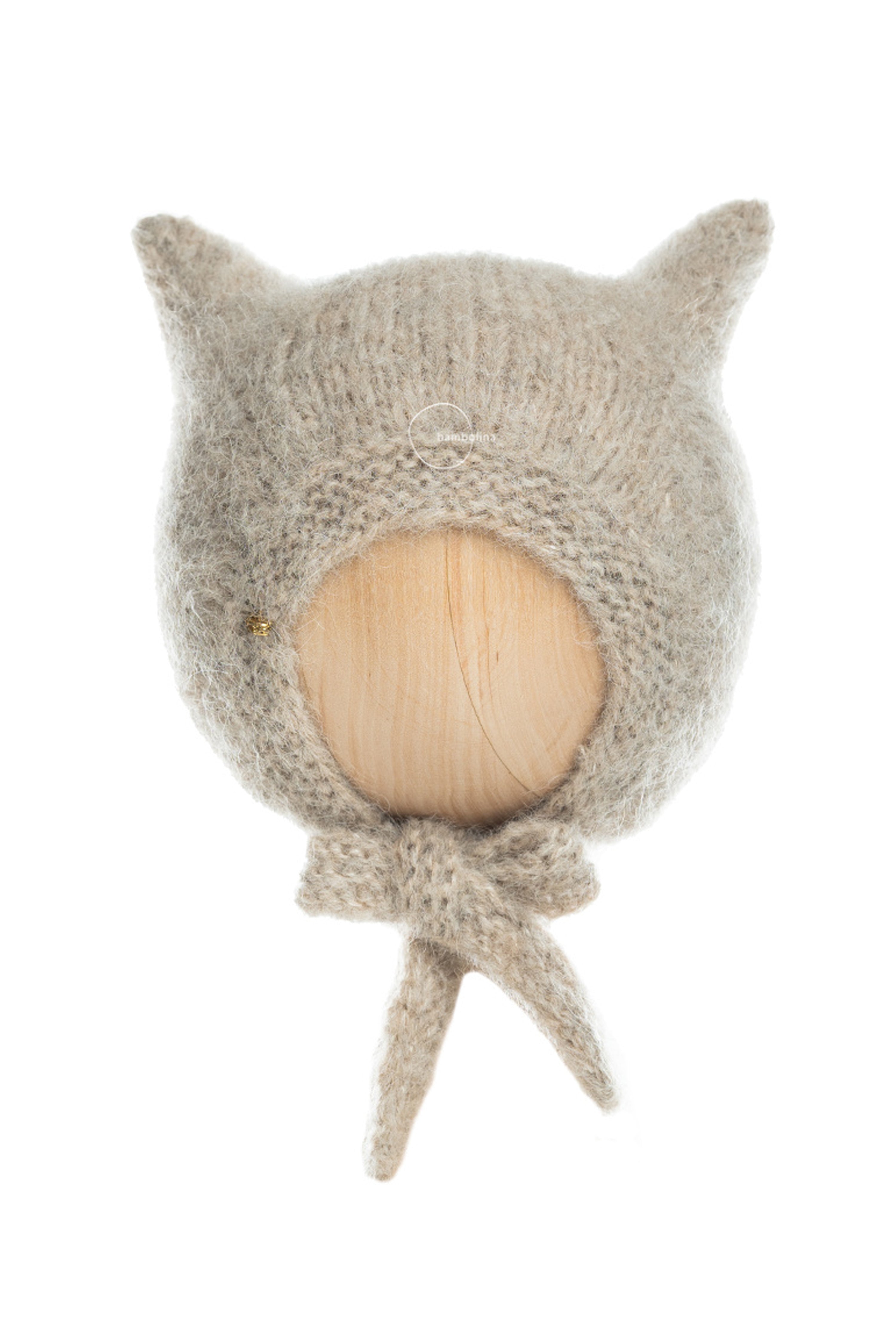 Beige kitty hat