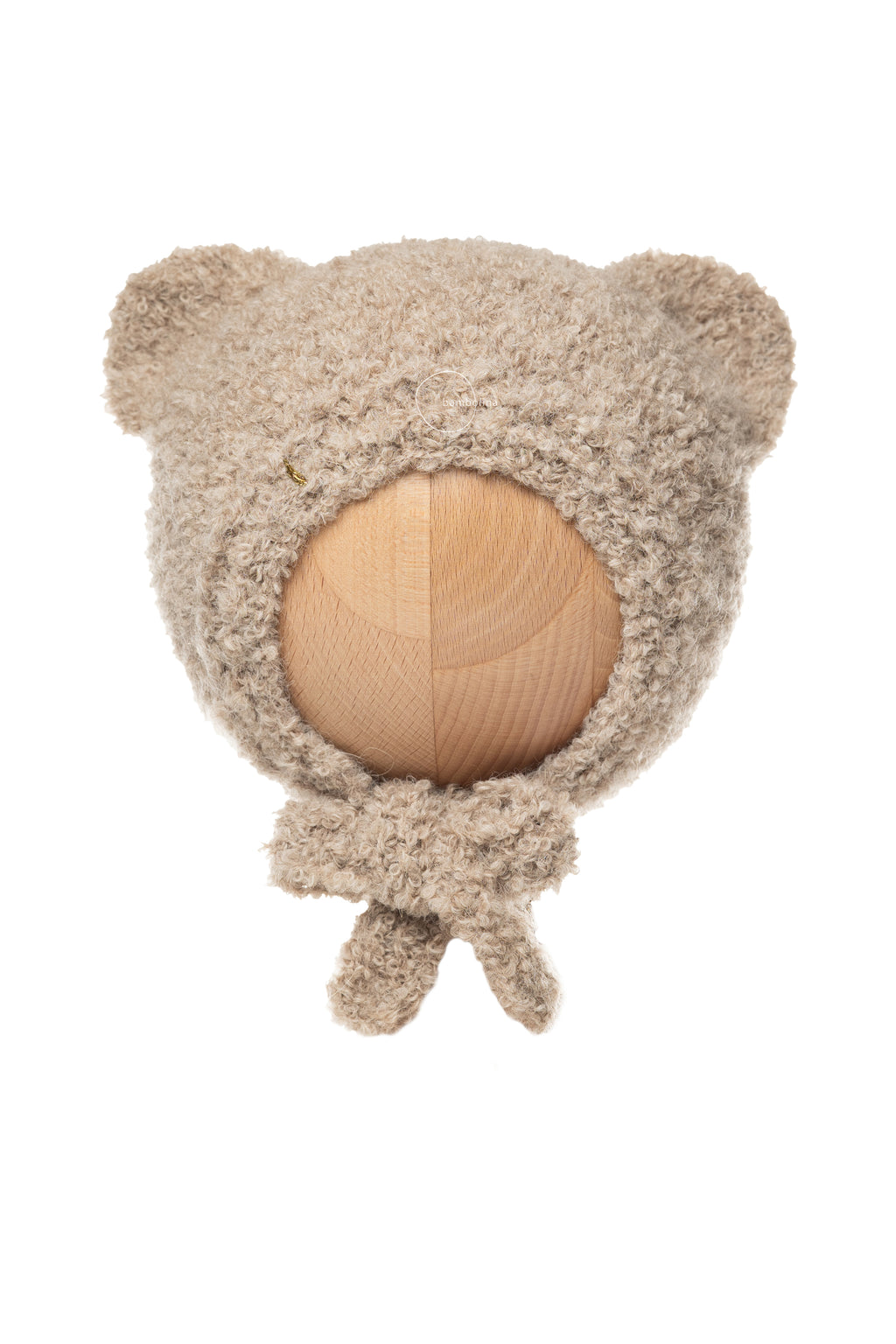 Bouclé Bear hat - beige*