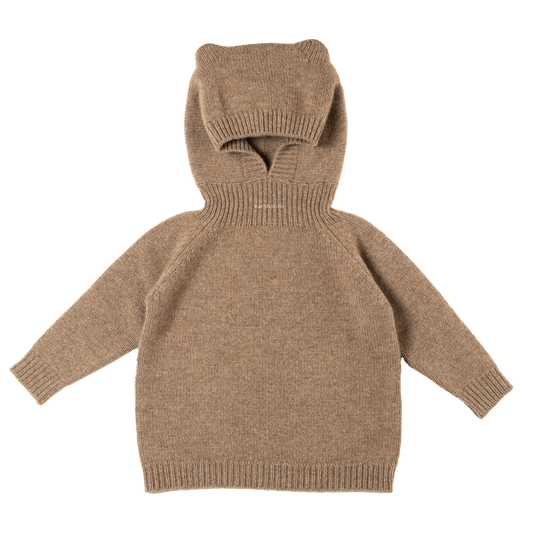 cashmere cat hoodie - chestnut
