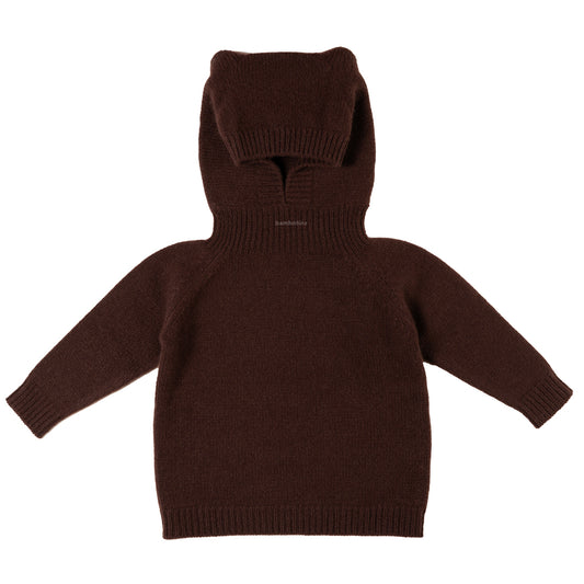 cashmere cat hoodie - chocolate