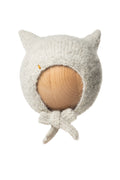 Silver grey kitty hat