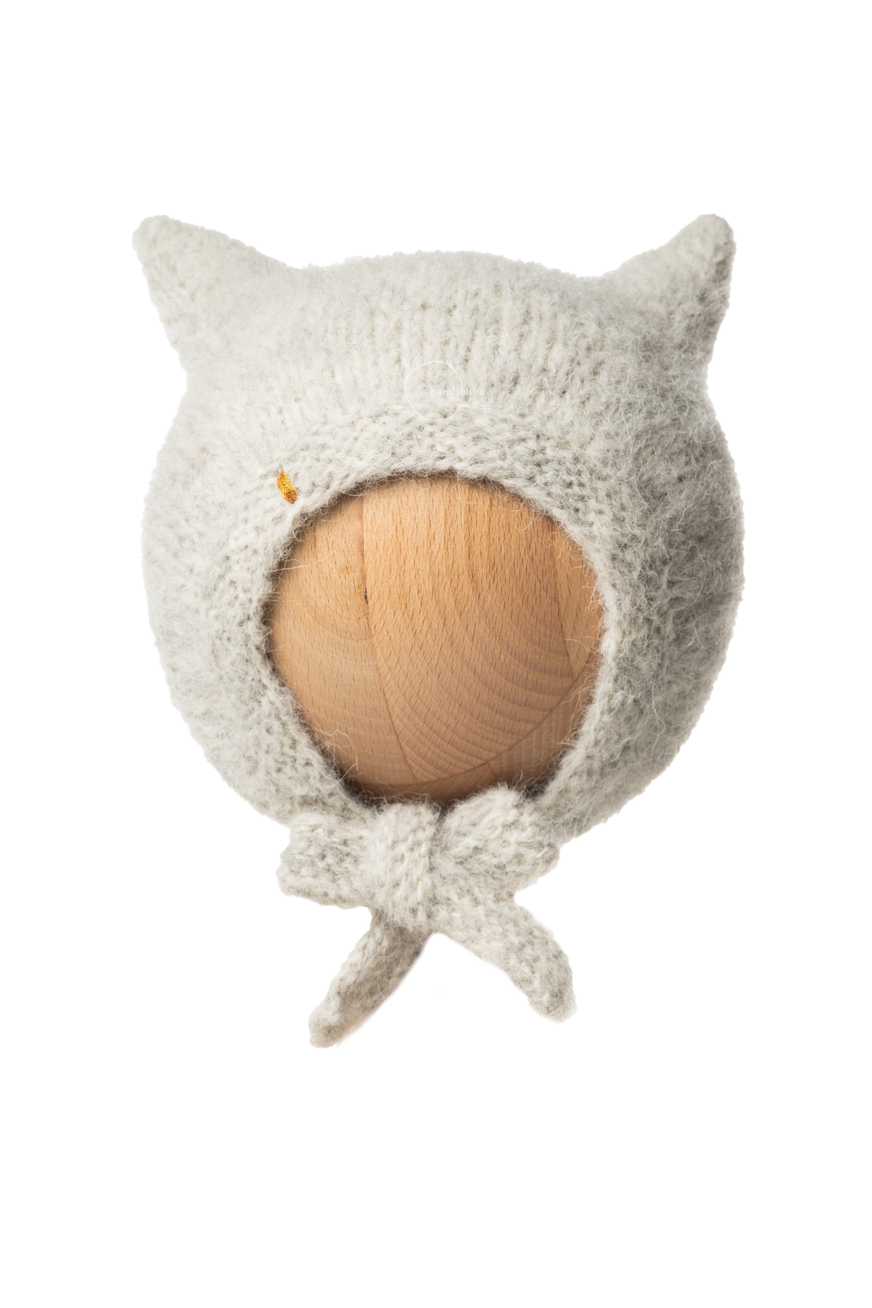 Silver grey kitty hat